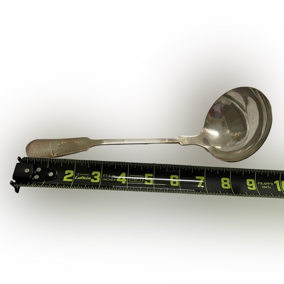 Vintage The Bailey Banks & Biddle Co.Fine Silverplate Large Soup Serving Ladle. - Picture 3 of 3